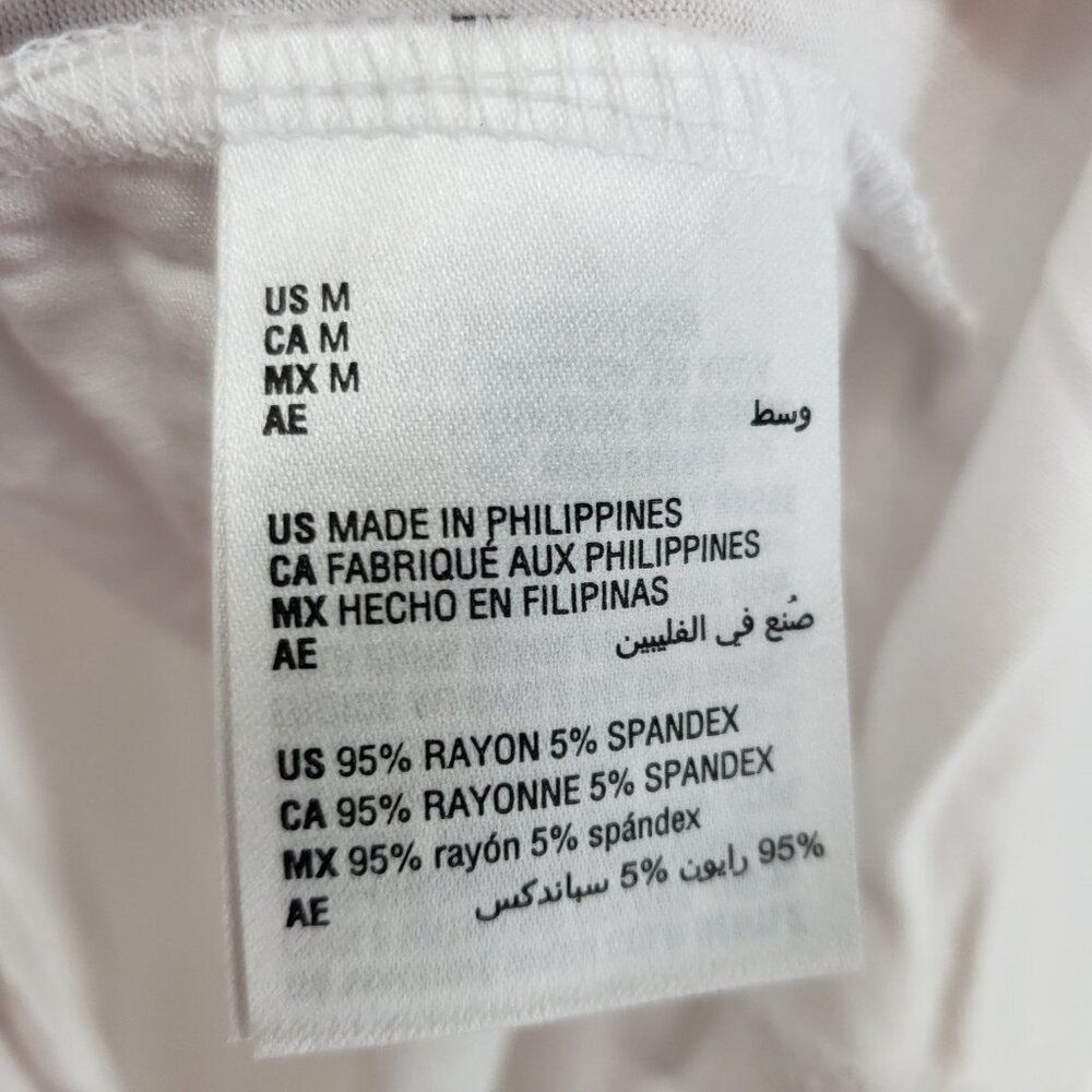 Style & Co Long Sleeve Shirt Medium Bright White (AT) - Picture 3 of 6